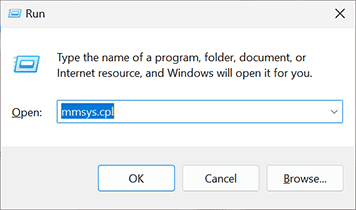 Open Windows Control Panel